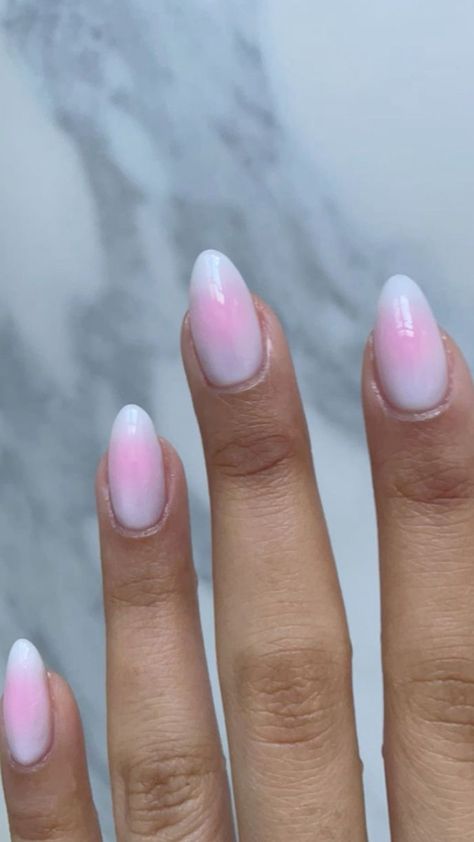 Aura Nails White And Pink, Pink White Aura Nails, Pink Nails Aura, Aura Nails Ideas, Cute Aura Nails, Simple Aura Nails, Light Aura Nails, White And Pink Aura Nails, Pink And White Aura Nails