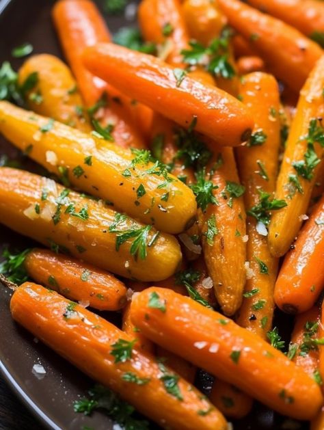 Savoury Butter and Garlic Sautéed Baby Carrots Sauteed Carrots And Green Beans, Sauteed Baby Carrots, Sauteed Carrots Recipes, Steamed Baby Carrots, Sautéed Carrots, Cooked Baby Carrots, Carrots And Zucchini, Carrot Dishes, Boil Carrots