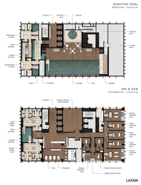 Sauna Hotel Spa Design, Hotel Spa Design Plan, Small Spa Floor Plan, Spa Architecture Exterior, Resort Lobby Plan, Spa And Wellness Center Floor Plan, Spa Layout Plan, Spa Center Plan, Small Spa Layout Design Floor Plans