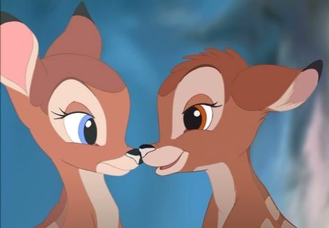 Bambi Disney Romance, For Two, Bambi Disney, Animation Disney, Disney Songs, Disney Animals, Art Disney, Disney Couples, Old Disney