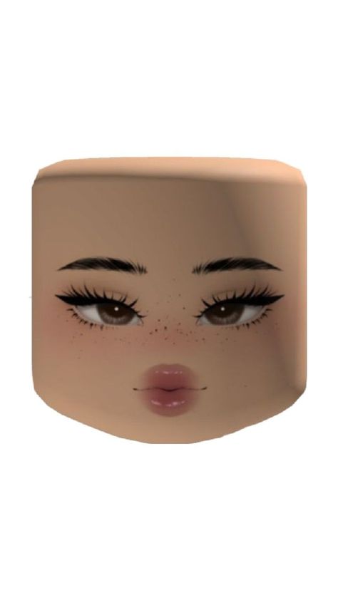 g Roblox Makeup, Roblox Face, Brown Hair Roblox, Cute Tshirt Designs, Cute Emoji Wallpaper, Emoji Wallpaper, Makeup Inspo, Makeup Routine, Makeup Inspiration