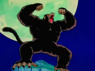 Oozaru - Great Ape » A transformation obtainable by Saiyans with a tail who experience 17 million zeno units of Blutz Waves. These waves commonly come from the glow of a full moon. (Dragon Ball, Dragon Ball Z + Dragon Ball GT) Goku Evolution, Giant Bomb, Kid Goku, Year Of The Monkey, Super Saiyan Blue, Great Ape, Dragon Ball Wallpapers, Dragon Ball Goku, Dragon Ball Artwork