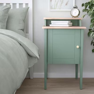 nightstand - Search - IKEA Ikea Nightstand, Nightstand Ideas, Bedside Table Grey, High Beds, Modern Bedside Table, 2 Drawer Nightstand, Bedside Tables, Open Storage, Panel Doors