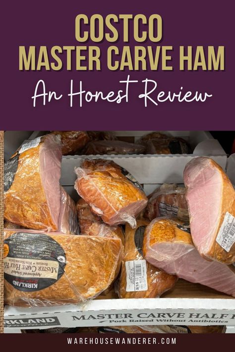 Looking for the perfect centerpiece for your holiday dinner? Warehouse Wanderer has you covered with a detailed guide to Costco's Master Carve Ham, including tasty recipes and tips for cooking Costco Ham in a crockpot. Explore our Costco haul and discover the ultimate addition to your holiday feast. Visit our site now for all your Costco product insights! Boneless Carver Ham In Crockpot, Carving Ham Recipes, Costco Ham In Crockpot, Costco Ham Recipes, Carver Ham Recipes, Kirkland Ham Recipe, Costco Ham, Ham In A Crockpot, Costco Haul