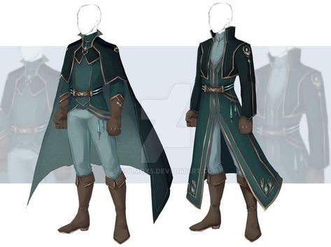 Fantasy Clothes Male, Fantasy Outfits Drawing, Character Outfits Male, Fantasy Clothing Male, Fantasy Outfits Design Male, Fantasy Outfits Male, Medieval Clothing Male, Rpg Clothes, Male Fantasy Clothing