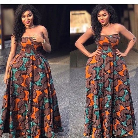 In recent years, we have seen the influx of African print clothing in mainstream fashion particularly African print dresses. Trending Ankara Gowns, Chitenge Outfits, Kitenge Designs, Ankara Long Gown, Ankara Long Gown Styles, Afrocentric Fashion, Long Gown Design, African Designs, Ankara Gowns