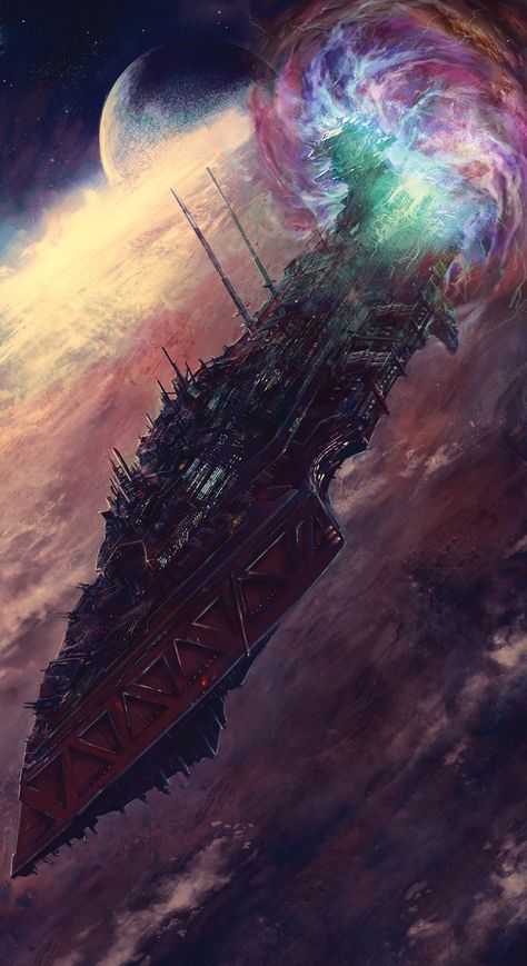 These Broken Stars, Battlefleet Gothic, Starship Concept, Space Craft, Creation Art, Sci Fi Ships, Space Fantasy, Warhammer 40k Art, Spaceship Art