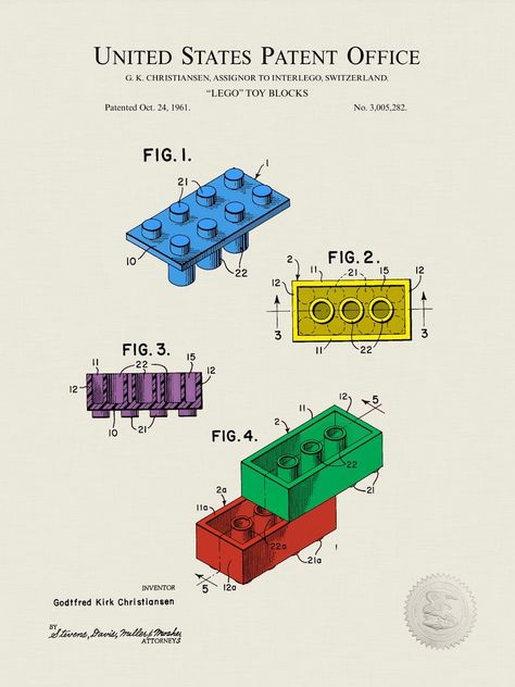 Lego Font, Lego Patent, Lego Poster, We Built This City, Lego Decorations, Lego Collection, Lego Mindstorms, Lego Diy, Vintage Lego