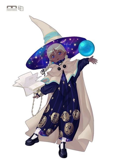 Wizard Robes Drawing, Astrology Character Design, Constellation Character Design, Astronomy Character Design, Saturn Character Design, Star Witch Character Design, Astrologist Character Design, God Of Time Character Design, Astronomer Character Design