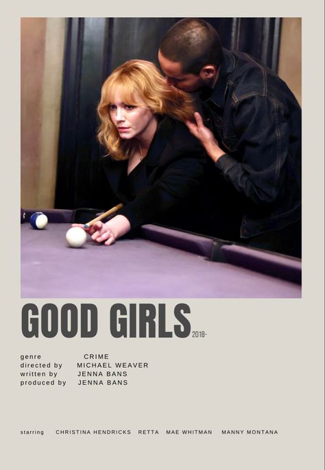 Minimalistic Polaroid Poster, Cool Wallpapers For Girls, Mae Whitman, Girls Tv Series, The Good Girl, Film Posters Vintage, Popular Tv Series, Good Girls, Girl Posters