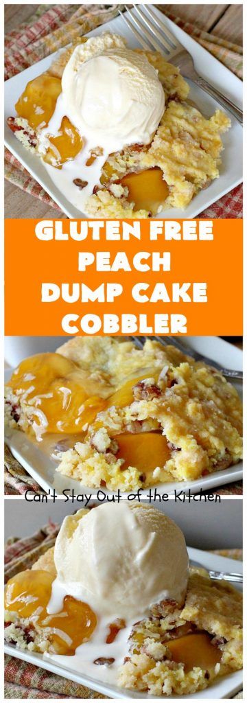 Gluten Free Peach Dump Cake, Gluten Free Poke Cake, Dump Cake Cobbler, Gluten Free Yellow Cake, Pillsbury Gluten Free, Gluten Free Peach Cobbler, Gluten Free Cake Mixes, Holiday Pie, Df Recipes