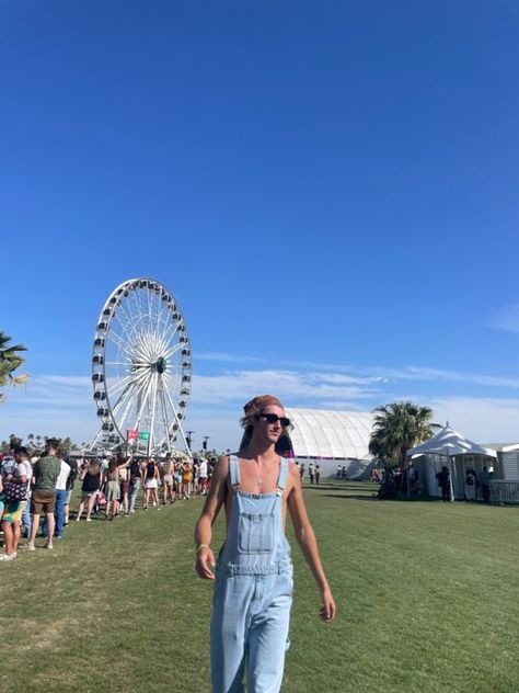 Overalls Coachella Outfit, Austin City Limits Outfit Men, Coachella 2023 Outfits Men, Men’s Festival Fashion, Mens Coachella Outfits, Coachella Outfit Men Festival Fashion, Mens Coachella, Coachella Men Outfit, Mens Festival Outfits