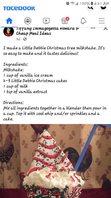 Christmas Milkshake Ideas, Christmas Tree Milkshake, Christmas Milkshakes For Kids, Christmas Milkshakes, Copycat Chick Fil A Peppermint Milkshake, Milkshake With Cake On Top, Holiday Ice Cream, My Milkshake Meme Hilarious, Kiss The Cook