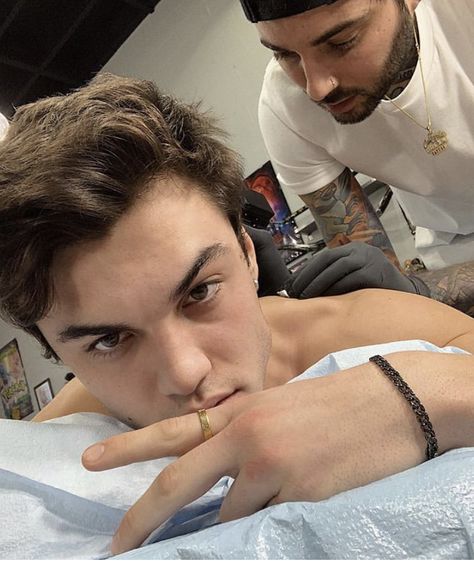 Ethan Dolan Instagram, Quitting Social Media, Back Tats, Ethan And Grayson Dolan, Ethan Dolan, Grayson Dolan, Dolan Twins, Pretty Men, We Heart It