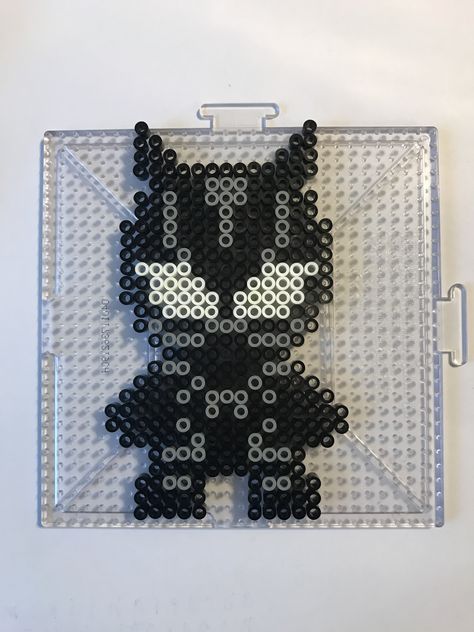 black panther perler bead pattern Black Panther Perler Bead Patterns, Black Panther Perler Beads, Marvel Perler Bead Patterns, Beads Craft Kids, Harry Potter Perler Beads, Matchbox Crafts, Melty Bead Patterns, Seed Bead Pattern, Perler Crafts