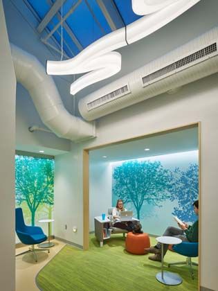 Safe Haven: Children’s Hospital of Philadelphia Institutional Design, Hospital Decoration, Children Hospital Design, Hospital Waiting Room, Healthcare Interior Design, Ed Design, Led Downlights, Children Hospital, Meditation Rooms