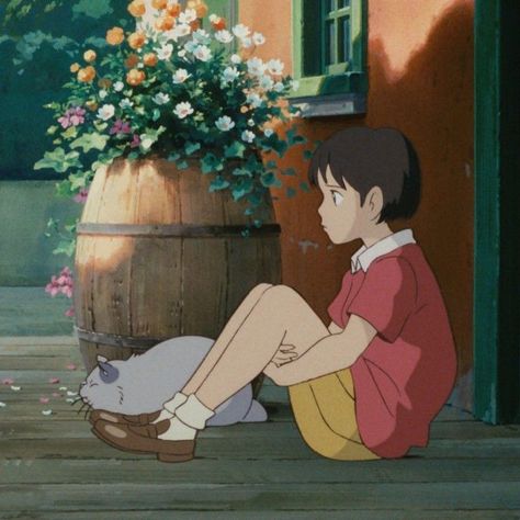 𝑾𝒉𝒊𝒔𝒑𝒆𝒓 𝒐𝒇 𝒕𝒉𝒆 𝑯𝒆𝒂𝒓𝒕 Whisper Of The Heart, Movie Name, Personajes Studio Ghibli, Chihiro Y Haku, Studio Ghibli Background, Beau Film, Ghibli Artwork, I Love Cinema, Studio Ghibli Movies