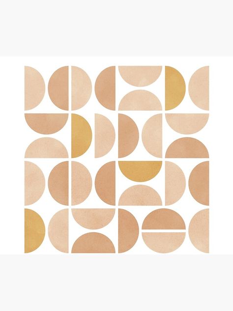 "Mid century modern geometric pattern" Shower Curtain by Miss-Belle | Redbubble Modern Designs Pattern, Mid Century Pattern Design, Mid Century Modern Aesthetic Wallpaper, Mid Century Modern Details, Mid Century Modern Motifs, Mid Century Patterns Geometric, Mid Century Modern Textiles, 70s Geometric Pattern, Mid Century Modern Tiles