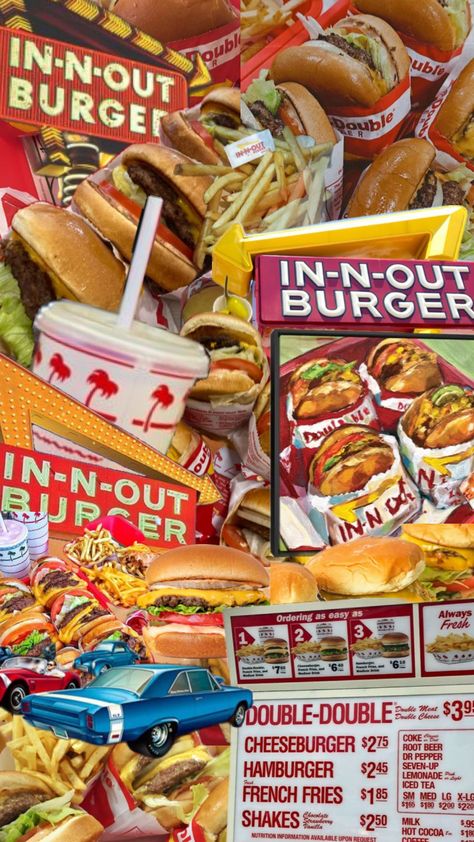 Innout Burger, In-n-out Burger, Yummy Comfort Food, Chocolate Strawberry, Retro Recipes, Dr Pepper, Chocolate Strawberries, French Fries, Root Beer