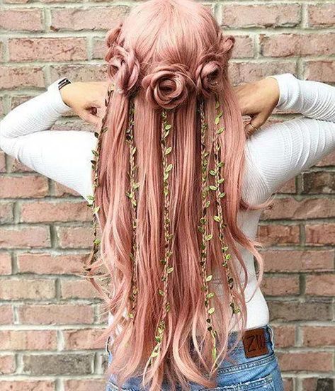 Fantasy Hairstyles, Long Box Braids, Fantasy Hair, Hairstyles Long, Trending Hairstyles, Box Braids Hairstyles, Braid Styles, Pretty Hairstyles, Pink Hair