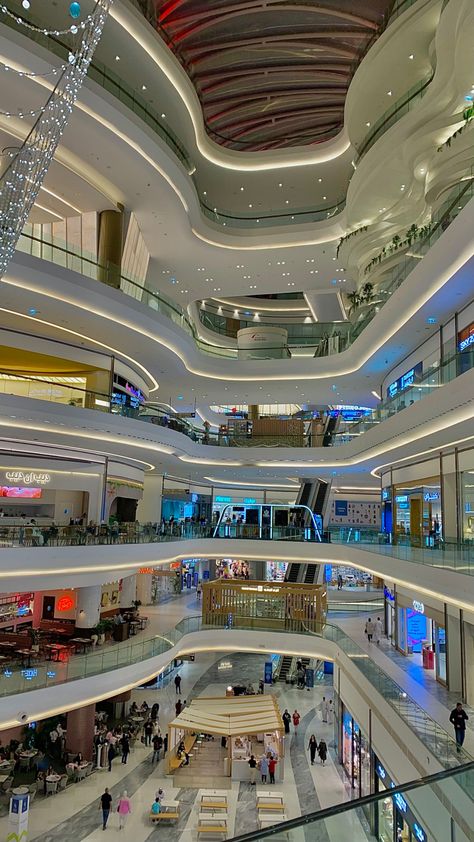 Dubai Mall Aesthetic, Avenues Mall Kuwait, The Dubai Mall, Dubai Hills Mall, Vendome Mall Qatar, Building Front, Jazz Bar, Bedroom Wall Collage, Wow Video