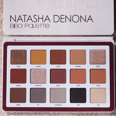 Natasha Denona Biba Palette, Natasha Denona Palette, Makeup List, Natasha Denona, Makeup To Buy, Eyeshadow Palettes, Kiss Makeup, Beauty Room