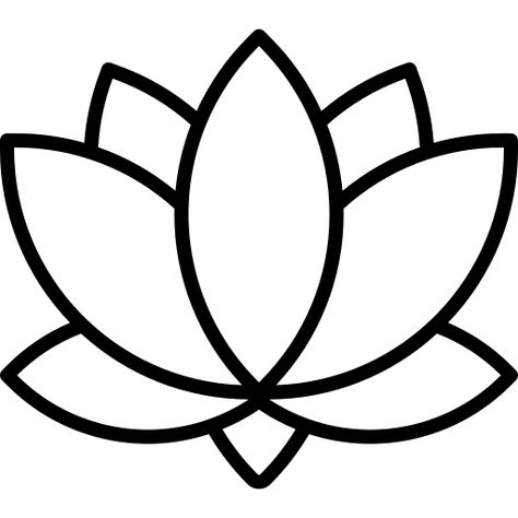 Lotus Clipart, Lotus Svg Free, Lotus Outline, Lotus Flower Clipart, Lotus Flower Vector, Lotus Vector Illustration, Lotus Clipart Black And White, Wall Stencils Diy, Logo Outline