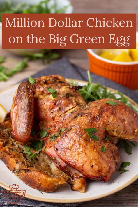 Best Big Green Egg Recipes, Green Egg Smoker Recipes, Kamado Recipes, Bge Recipes, Big Green Egg Smoker, Egg Smoker, Green Egg Bbq, Million Dollar Chicken, Smoker Ideas