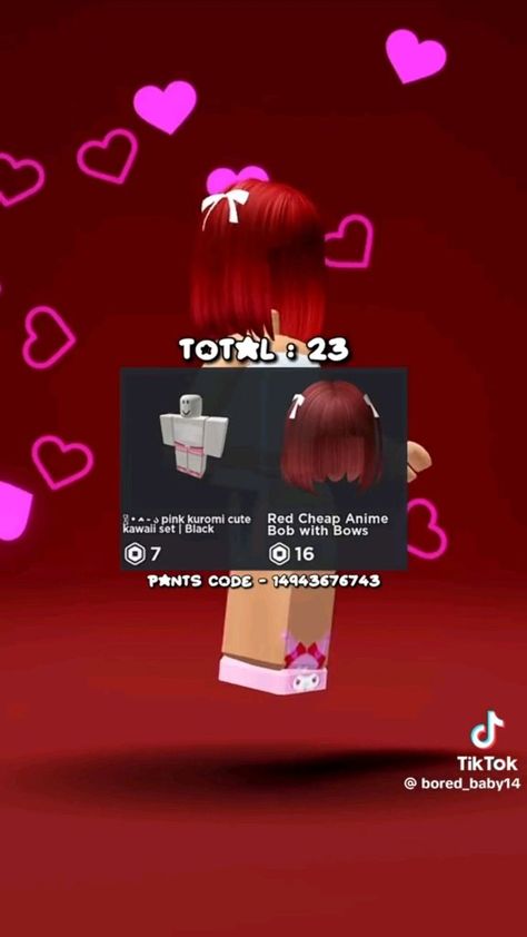 Roblox Sign Up, Skins Roblox, Skin Roblox, Roblox Code, Roblox Robux, Roblox Ideas, Hello Kitty Images, Black Hair Roblox, Lil Sister