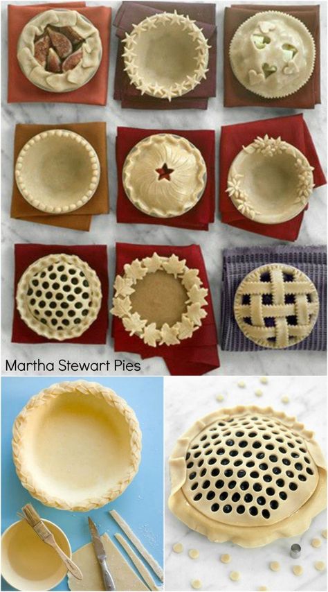 Everything you need to know about Pie Crust - Your Cup of Cake Braided Pie Crust, Creative Pie Crust, Pretty Pie Crust, Fancy Pie Crust, Pie Crust Art, Beautiful Pie Crusts, Creative Pies, Decorative Pie Crust, Pie Crust Designs