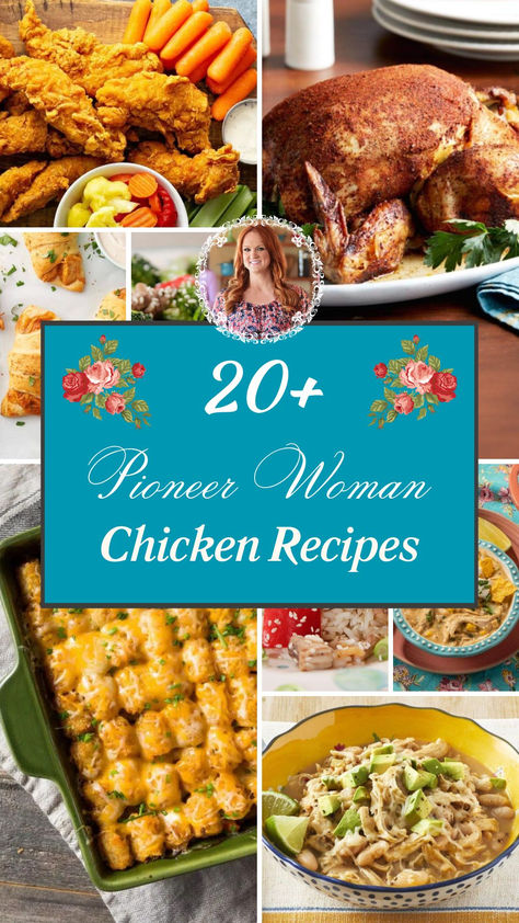 20+ Pioneer Woman Chicken Recipes Easy Pioneer Woman Recipes Dinners, Pioneer Woman Chicken Recipes, Pioneer Woman Recipes Chicken, Pioneer Woman Soups, Crispy Baked Chicken Tenders, Pioneer Woman Recipes Dinner, Pioneer Woman Chicken, Chicken Spaghetti Recipes, Chicken Noodle Casserole