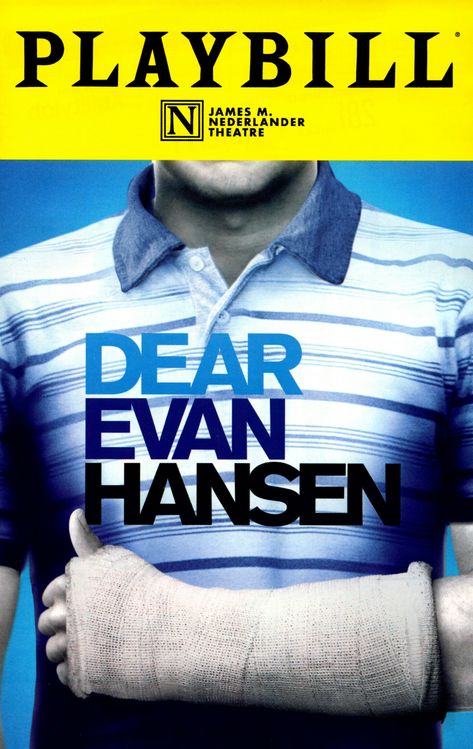 Theatre Programme for the Premiere Chicago Production of the Steven Levenson / Benj Pasek / Justin Paul musical "Dear Evan Hansen," which performed from February 12 thru March 10, 2019 at the Nederlander Theatre.  Ben Levi Ross, Maggie McKenna, Jessica Phillips, Christiane Noll, Marrick Smith, Aaron Lazar, Jared Goldsmith, Phoebe Koyabe, and Stephen Christopher Anthony starred in the production. Six The Musical Playbill, Dear Evan Hansen Broadway, Broadway Playbills, Kid N Play, Broadway Nyc, Chicago Engagement, Theater Tickets, Evan Hansen, Dear Evan Hansen