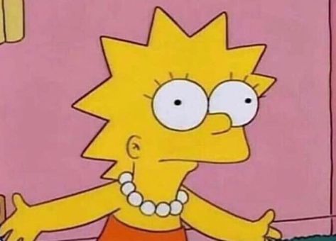 Lisa Crying, Simpsons Meme, Aesthetic Memes, Simpsons Art, Cartoon Painting, Cartoon Profile Pictures, Cartoon Memes, Don't Leave, Cartoon Icons