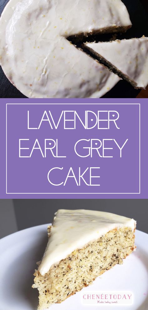 Earl Grey Cake Recipe, Lavender Earl Grey, Earl Grey Cake, Recipe For A Crowd, Grey Cake, Lavender Recipes, Lemon Glaze, Grey Tea, Earl Grey Tea