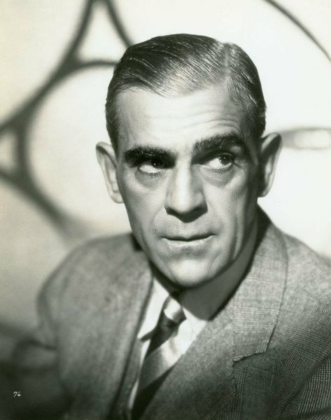 Classic Actors, Boris Karloff, Gentle Monster, The Uncanny, Vintage Movies, Drawing Tips, Front Row, Actors, Vintage Films