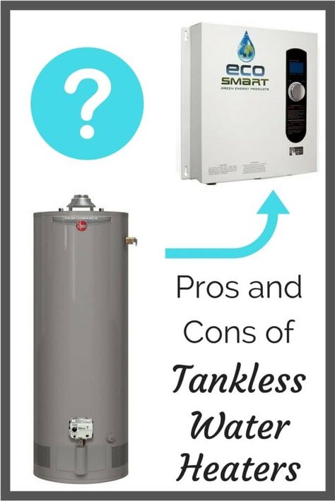 Thinking of upgrading your home's hot water system to tankless? Do your research first and weigh the pros and cons of tankless water heaters! Tankless Hot Water Heater, Easy Home Improvement Projects, Easy Home Improvement, Solar Energy Panels, Best Solar Panels, Hot Water System, Water Heaters, Solar House, Water System