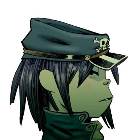 Murdoc Niccals, Stuart "2-D" Pot, Noodle and Russel Hobbs from "Gorillaz" Russel Gorillaz, Murdoc Gorillaz, 2d And Noodle, Murdoc Niccals, Gorillaz Noodle, Russel Hobbs, Pot Noodle, Jamie Hewlett, Music Aesthetic