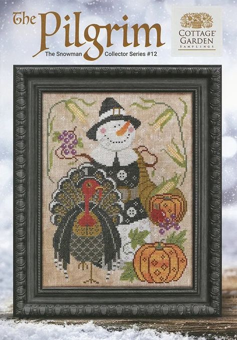 Cottage Garden Samplings, Cross Stitch Cottage, Stitch Thanksgiving, Cross Stitch Fall, Thread Crafts, Cross Stitch Halloween, Stitch Halloween, Stitch Stuff, Holiday Cross Stitch