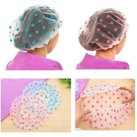 Bigger Size: The flat spread diameter of the shower cap is 32 cm/12.6 inches, which is more suitable for adults and people with medium long hair.
Better Material: Made of high-quality PE material, waterproof, dust-proof, oil-proof, thickened materials, more durable.
Three Colors: Blue, Yellow, Red, three colors of dot pattern shower cap, let you better distinguish the purpose.
Easy To Carry: Light weight, when traveling, you can fold it up and put it in a travel bag, you can use it at any time. Bathroom Shower Accessories, Bath Cap, Hair Hat, Shower Caps, Hair Cover, Shower Cap, Oil Treatments, Bathroom Products, Shower Accessories