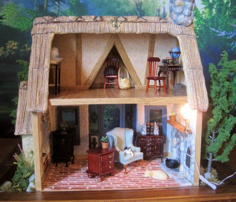 Buttercup Dollhouse, Buttercup Cottage, Dollhouse Interior, Cottage Kits, Cottage Dollhouse, Roman House, Orchid House, Dollhouse Ideas, Dolls House Interiors