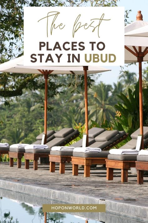 Wondering where to stay in Ubud? This complete Ubud accommodation guide sets out the ABSOLUTE best places to stay in Ubud! From luxurious jungle resorts to posh private villas to dreamy boutique hotels and cheerful hotels and hostels. where to stay in ubud | ubud bali hotel | ubud jungle resort | ubud luxury resort | ubud villa | ubud villa private pool |best ubud villas | bohemian ubud villa | ubud bali hotel luxury paradise | alila ubud | honeymoon ubud Munduk Bali, Ubud Resort, Bali Accommodation, Ubud Palace, Ubud Villas, Ubud Hotels, Things To Do In Bali, Jungle Resort, Bali Guide