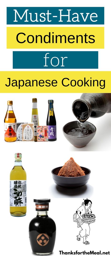 Must-have condiments for Japanese cooking - whether you're new to Japanese cooking or not, these are my favorite condiments! Using dashi stock, mirin, miso, rice vinegar, sake, soy sauce, and tamari in cooking. Tips for Japanese cooking, Recipe for homemade dashi stock. Japanese Cooking Tools, Mirin Recipe, Japanese Sauces, Pork Bowl Recipe, Miso Rice, Spicy Stir Fry Sauce, Asian Condiments, Asian Sauce Recipes, Japanese Spices