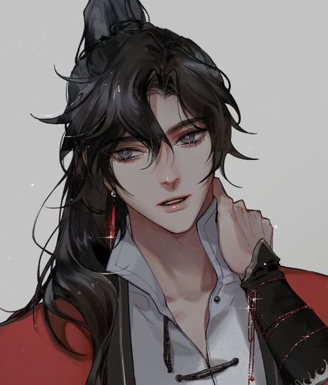 TGCF | 天官赐福 | La Bendición del Oficial del Cielo | Благословение небожителей Hua Cheng, Guy Drawing, Heaven's Official Blessing, Fanarts Anime, Character Development, Sakura Haruno, Handsome Anime Guys, Handsome Anime, Chinese Art