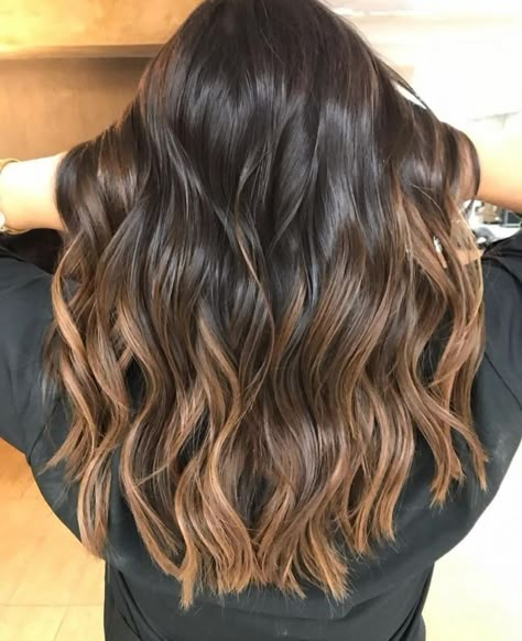 Dyed Ends Of Hair, Balayage Long Hair, Brown Ombre Hair, Brunette Balayage Hair, Hair Color Light Brown, Brown Hair Balayage, Light Hair Color, Auburn Hair, Hair Stylist Life