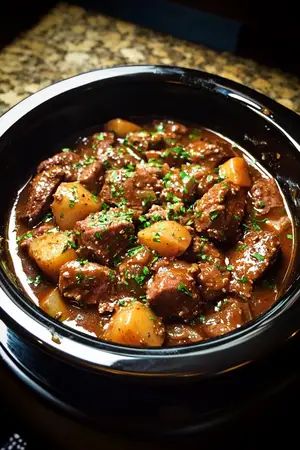 This slow cooker garlic butter beef bites & potatoes dish is bursting with rich, savory flavors. Juicy, tender beef paired with buttery, garlicky potatoes makes it the perfect one-pot meal for any day of the week. Easy to prepare and impossible to resist! Don’t miss out on this delicious recipe #slowcookerrecipes #garlicbutter #beefrecipes #potatorecipes #onepotmeals #comfortfood #easymeals #weeknightdinner Cookpot Meals, Slow Cook Oven Recipes, Steak Bites And Potatoes Crock Pot, Garlic Butter Beef Bites, Chicken Thighs Slow Cooker Recipes, Meals With Beef, Beef Bites, Butter Beef, Slow Cooker Beef Recipes