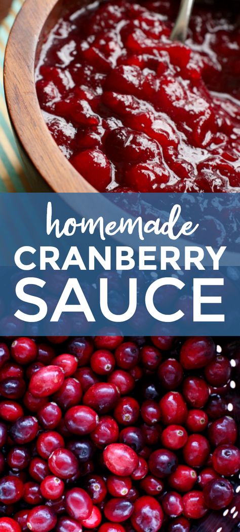 Best Cranberry Sauce, Easy Cranberry Sauce, Thanksgiving Food Sides, Leftover Cranberry Sauce, Homemade Cranberry Sauce, Holiday Hosting, Cranberry Relish, Sides Recipes, Cranberry Sauce Recipe