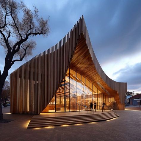 Timber Building Concept 1653 Mass Timber Building, Building Forms Concept, Timber Structure Architecture, Mass Timber Architecture, Christian Study, Festival Garden, Mass Timber, Daycare Design, Architecture School