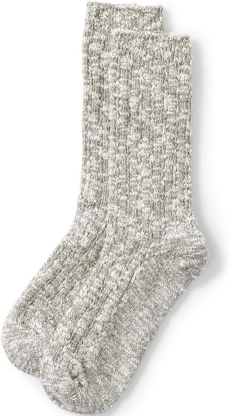 Amazon.com: Lands' End Womens's Marled Crew Sock Dark Cameo Gray Regular No Sz : Clothing, Shoes & Jewelry Crew Sock, Lands End, Crew Socks, Shoes Jewelry, Shoe Jewelry, Socks, Clothes, Black