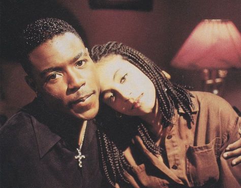 Your Largest 90s Source on Instagram: “Tyrin Turner & Jada Pinkett-Smith on set for Menace II Society.” • Instagram Tyrin Turner, Menace Ii Society, Black Love Movies, Menace To Society, Estilo Gangster, 90s Couples, 90s Culture, Arte Cholo, Black Tv