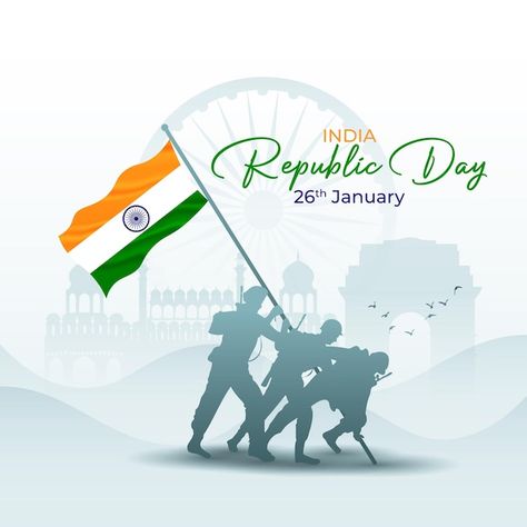 Happy Republic Day India, Republic Day India, Happy Republic Day, India Flag, India Culture, Indian Flag, Social Media Growth, Army Soldier, Indian Army